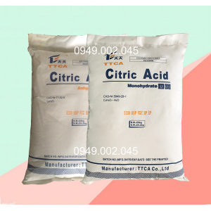 Nguyên liệu phụ gia Acid citric mono và Acid citric anhy